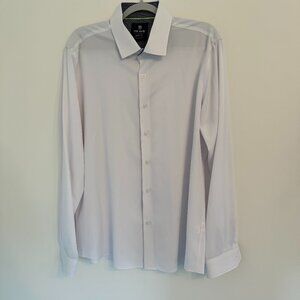 Tom Baine Slim Fit Performance Dress Shirt XXL White 👔✨